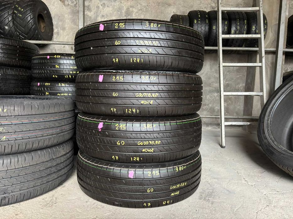 4X OPONY LETNIE 215/60R17 96H Goodyear EfficientGrip 7.6MM 2024R NOWE!