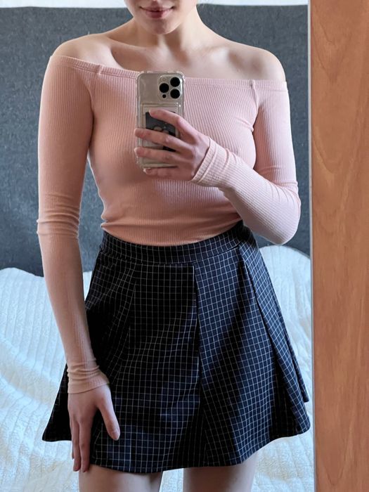 H&M Топ з довгими рукавами з відкритими плечами