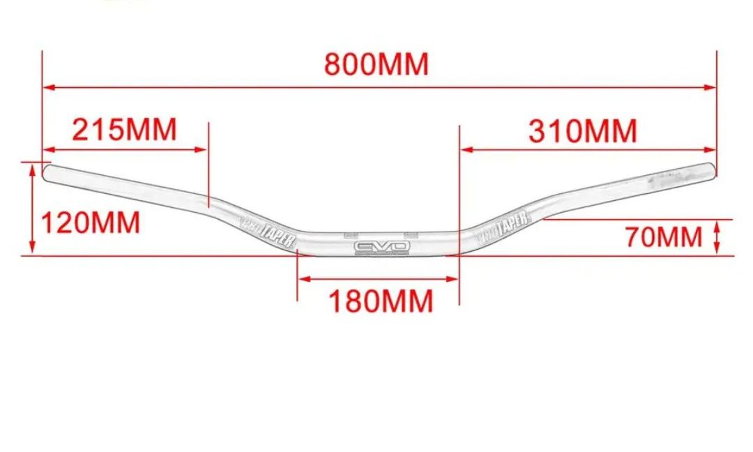 PRO TAPER Кермо, труба керма, руль, мото, мотоцикл, мотокрос, кросс