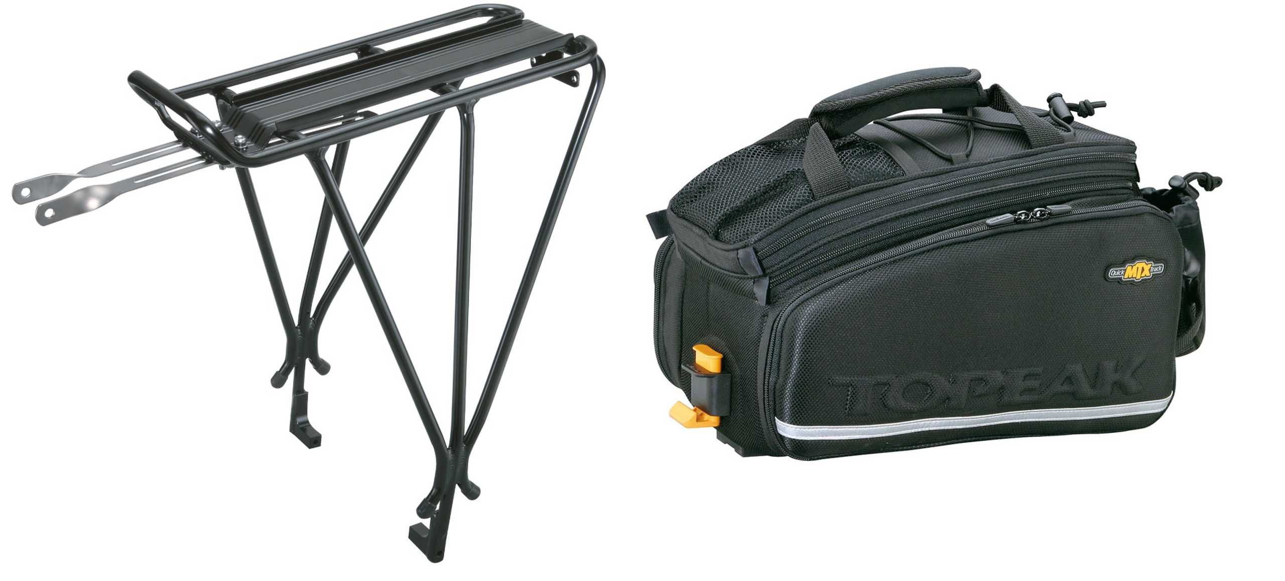 TOPEAK Zestaw Torba MTX DXP  + Bagażnik System MTX DISC Szyna na Torbę