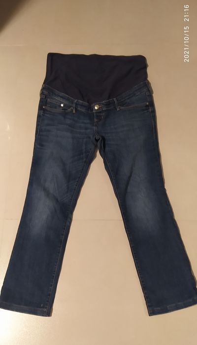 Spodnie ciążowe jeansowe h&m 44