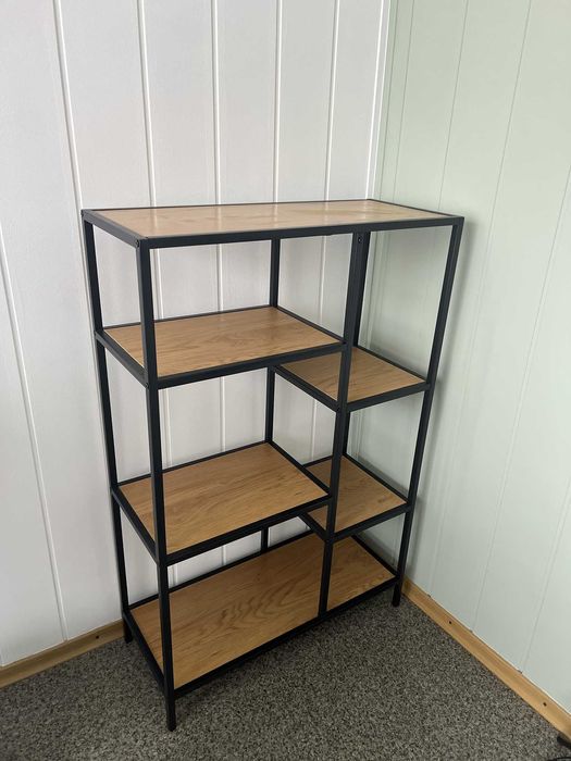 Продам стелаж TRAPPEDAL (JYSK) дуб/чорний | Стан як новий!