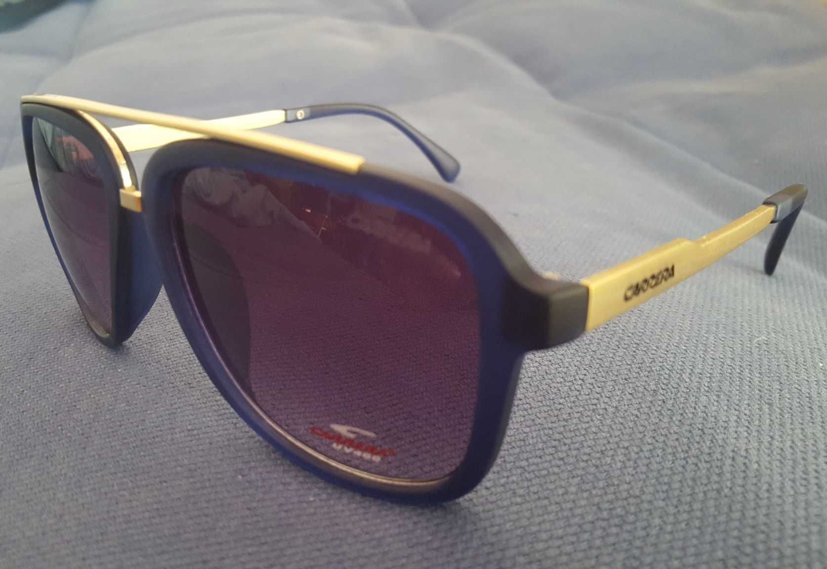 Óculos de sol Carrera pretos haste metal - 4 cores disponíveis