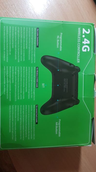 Продам новый беспроводной геймпад с адаптером