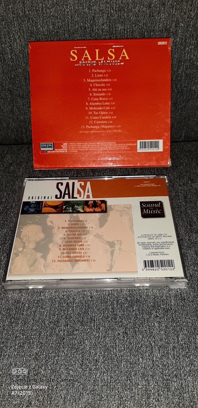 Sprzedam muzykę salsa na płycie CD