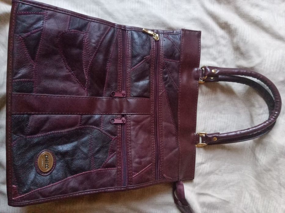 Сумка жіноча з кожаними вставками