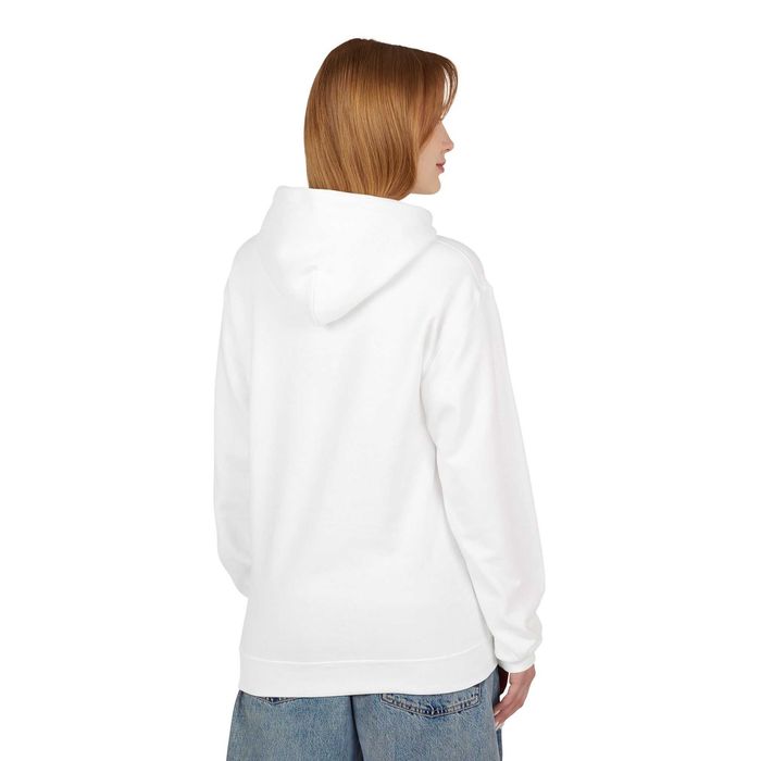 Bluza z kapturem Biała 5rozmiarów Unisex Nowe