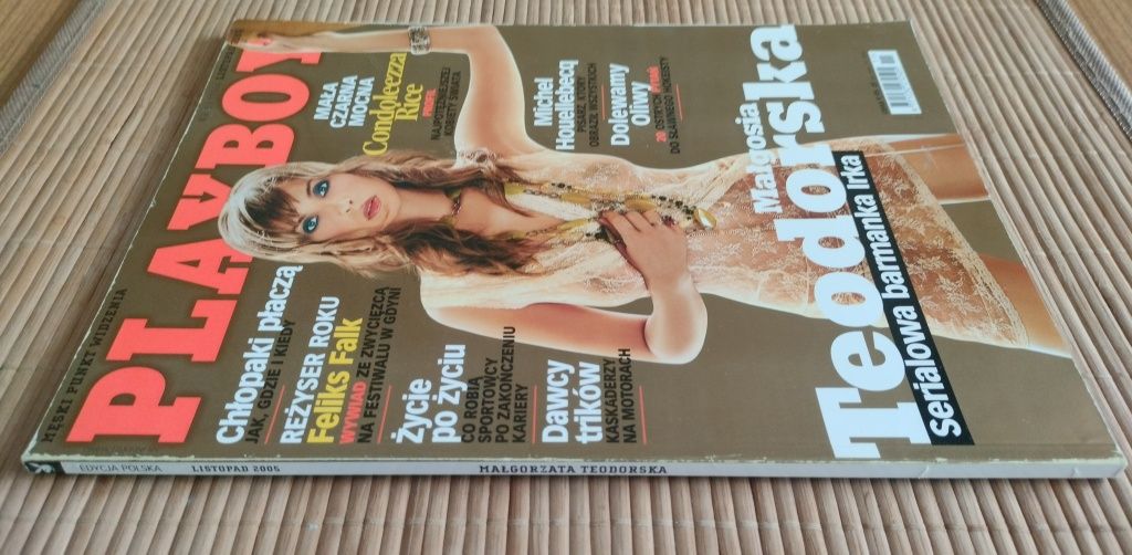 Magazyn Playboy listopad 2005 Małgosia Teodorska