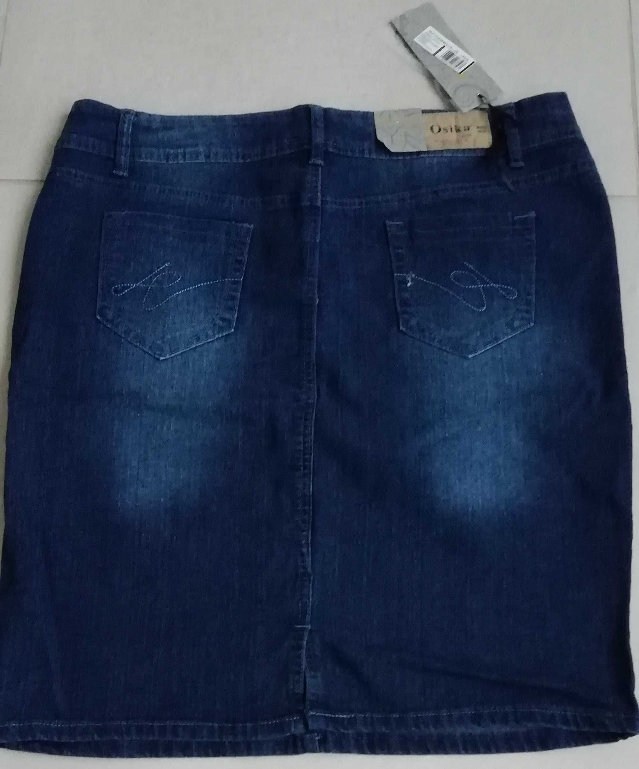 Spódnica Jeans Duże Rozmiary WYPRZEDAŻ