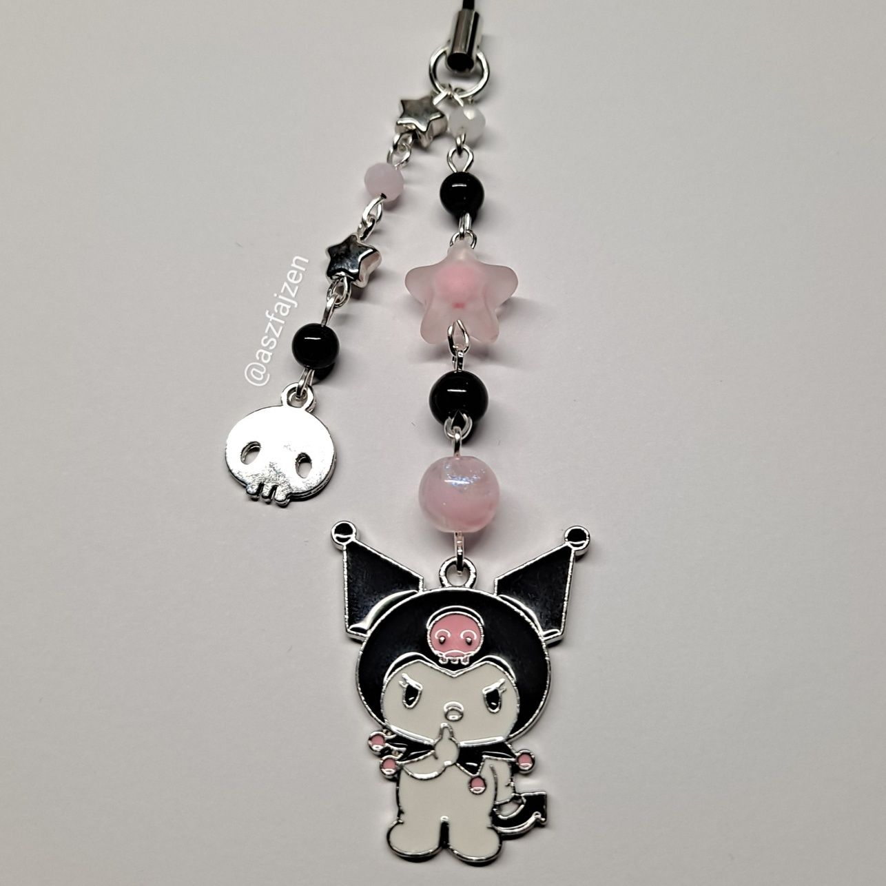 Brelok Zawieszka Na Telefon Kuromi Sanrio Aesthetic Coquette Pinterest