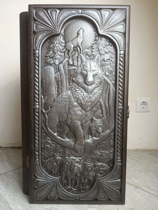 Нові нарди з натурального дуба 30х60х10см