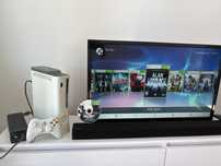 Xbox 360 Fat biały 1TB Freeboot + pad + 123 gry