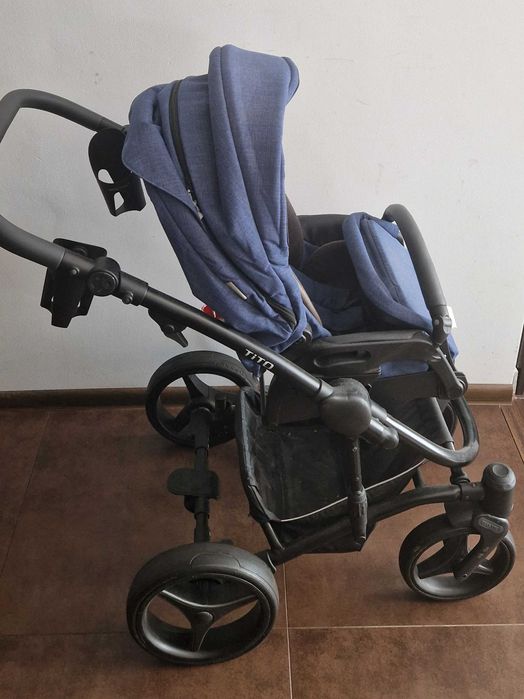 Zestaw Bebetto 3w1 wózek wielofunkcyjny, baza i dwa krzesełka