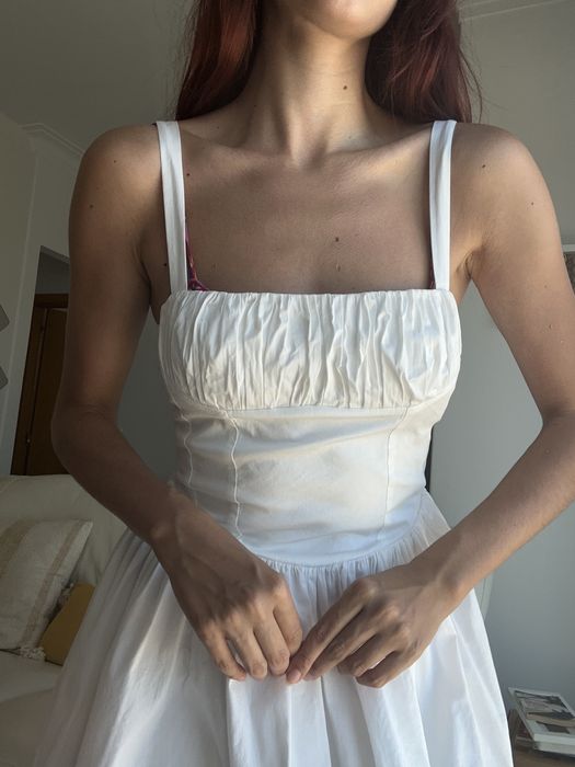 Vestido com saia volume Zara novo!