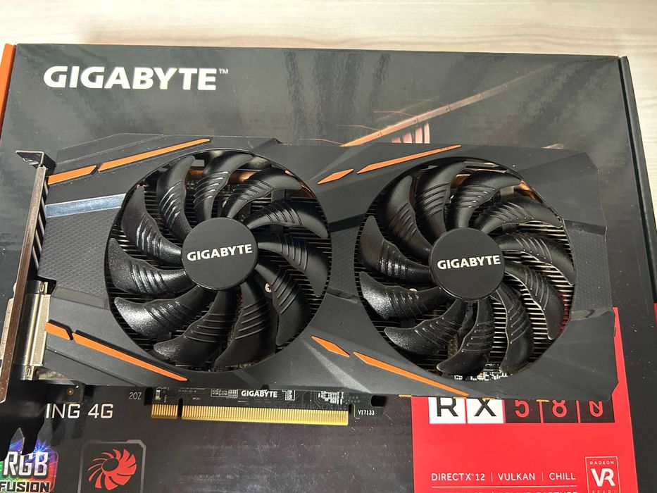 Відеокарта Gigabyte RX580 4Gb