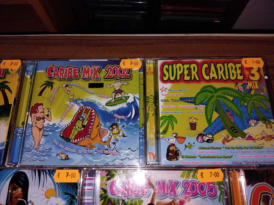 Música em Cd Colectâneas de Caribe  Cd´s Duplos.