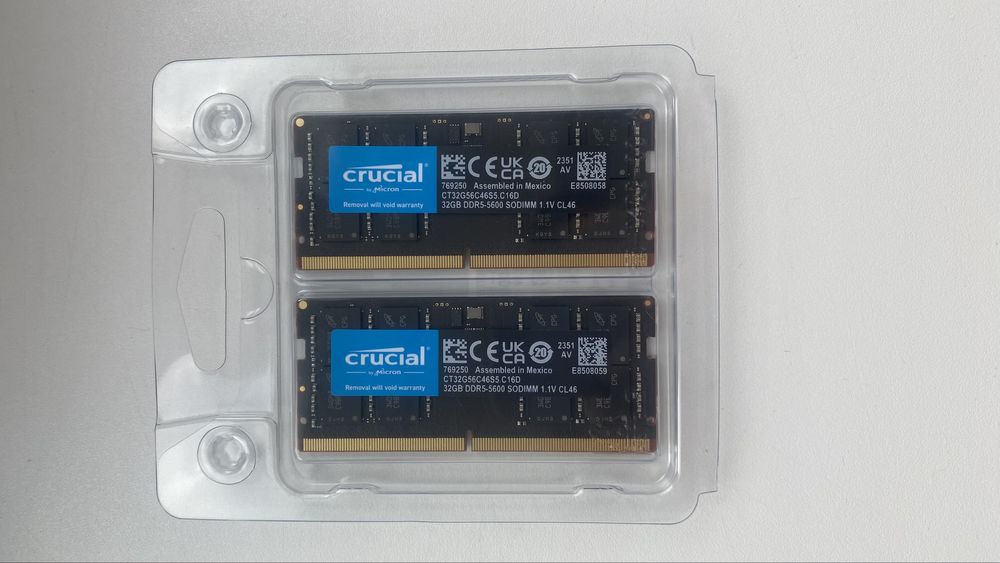 Модуль пам'яті CRUCIAL DDR5 Pro DDR5 5600MHz 64GB Kit 2x32GB