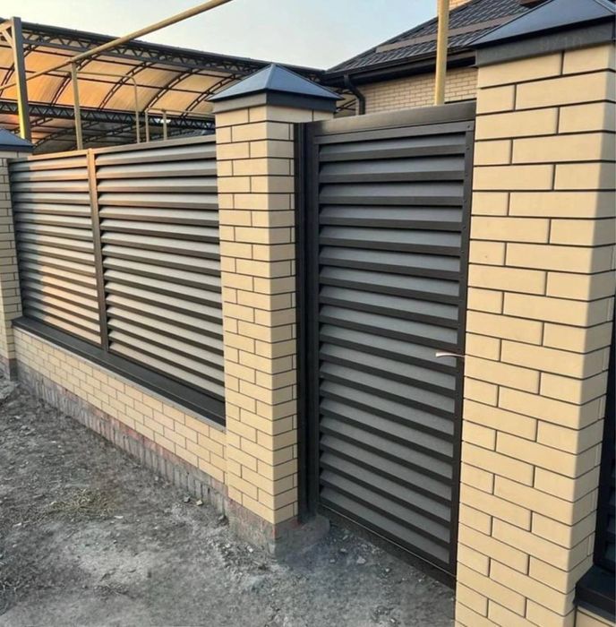 Паркан Жалюзі!Паркан жалюзі класик! Ворота/Паркани Луцьк! Забор жалюзі