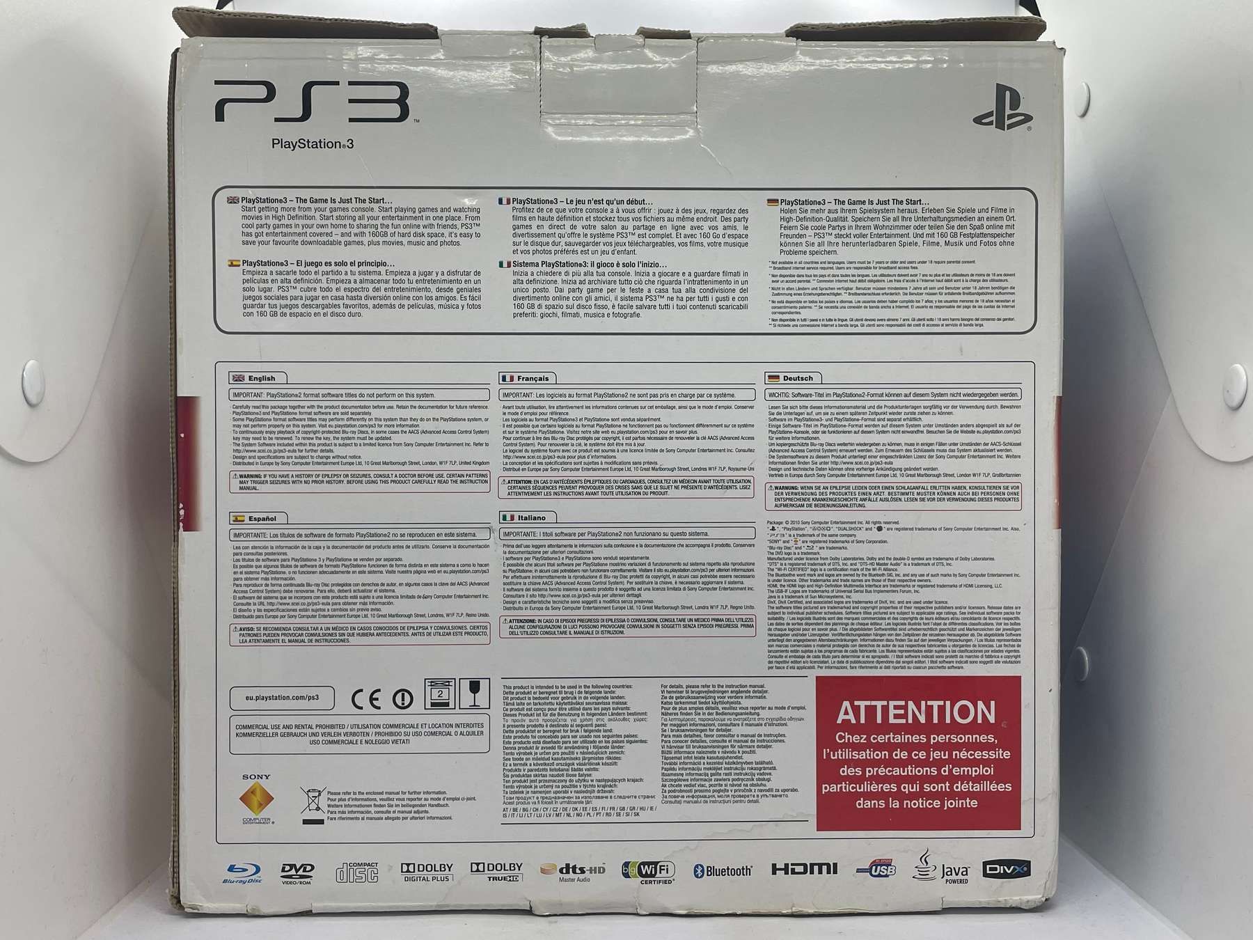 Konsola PlayStation 3 CECH-2504A + Karton Zestaw
