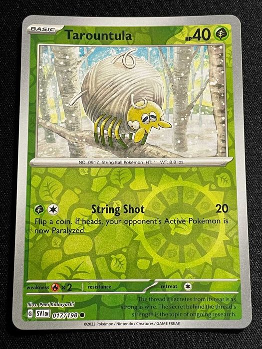 Carta Pokémon Tarountula 17/198 Scarlet & Violet