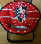 Krzesełko fotelik Delta Children Myszka Minnie Disney jak nowe