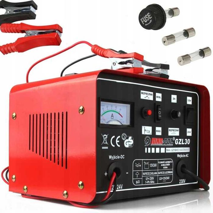 Prostownik 12V/24V Krischner KR-2987 - odbiór Bytom - bez rozruchu