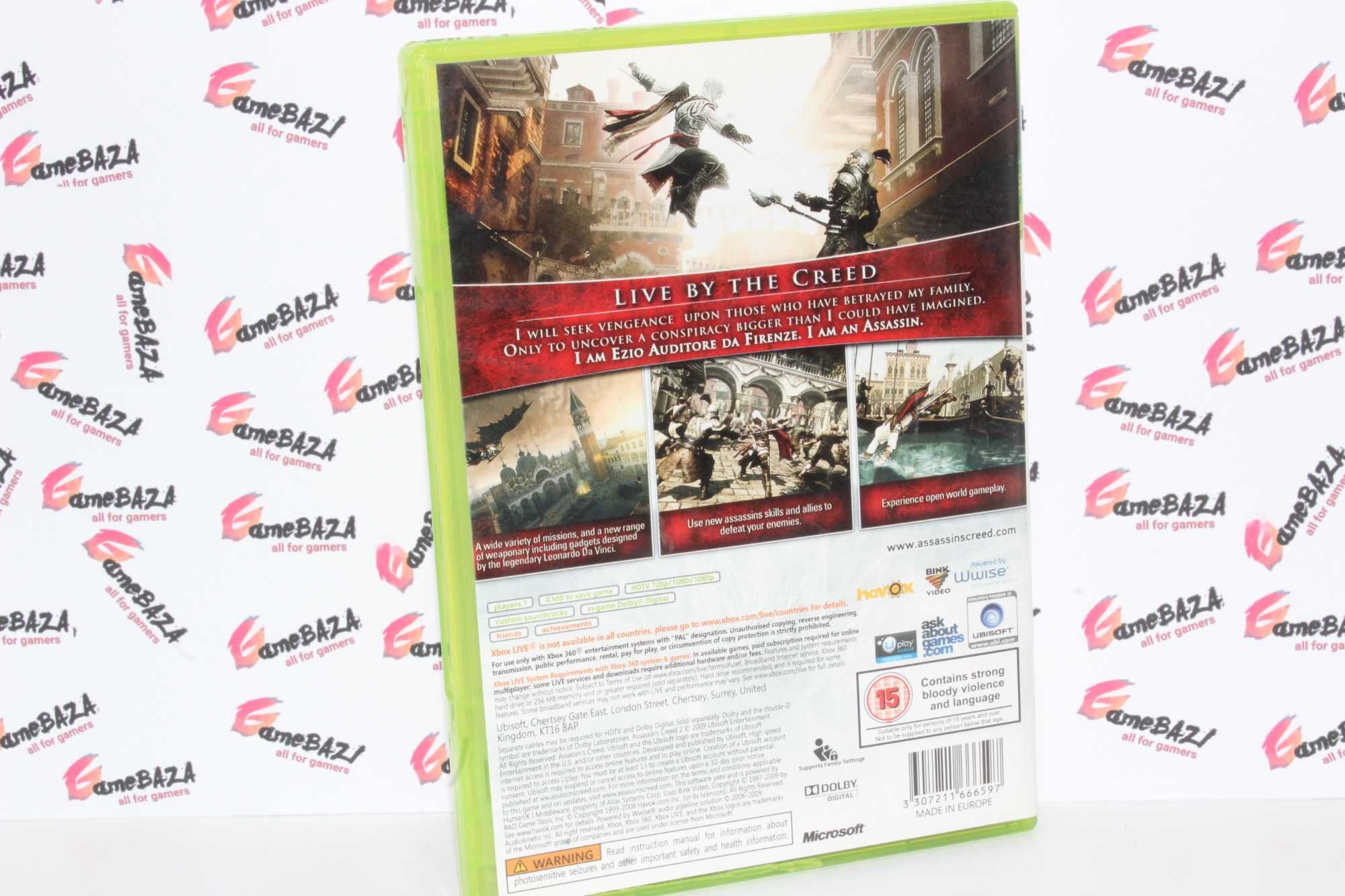 Assassins Creed II Xbox 360 GameBAZA