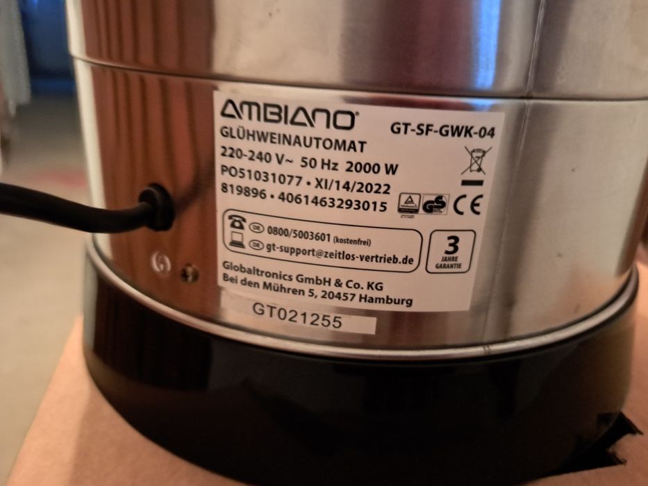 Warnik do wody / grzańca