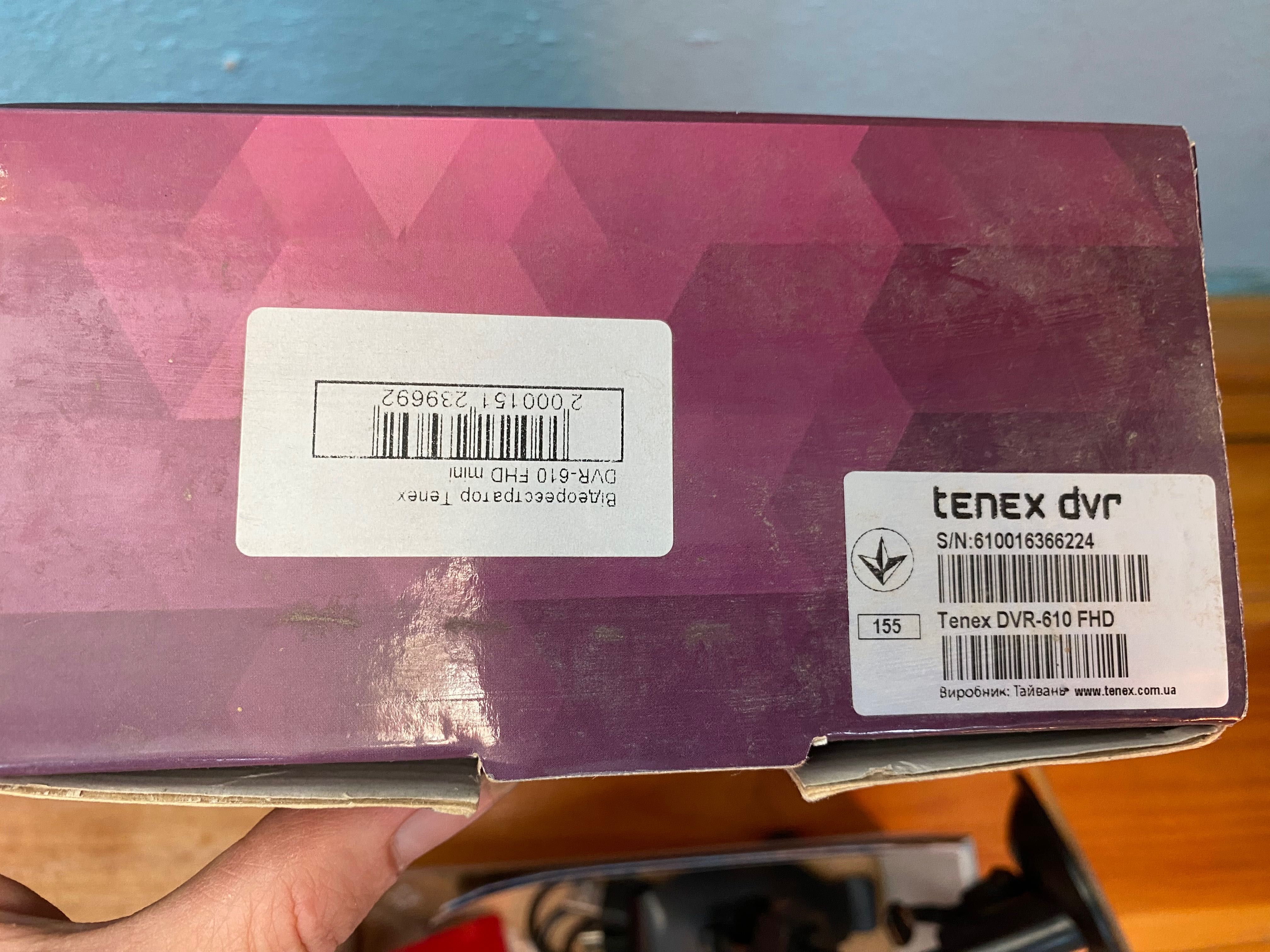 Видеорегистратор tenex dvr 610 fhd mini