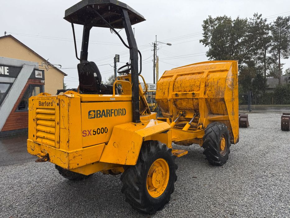 Wozidło budowlane wywrotka Barford Terex SX5000  PERKINS 5000 kg 4x4