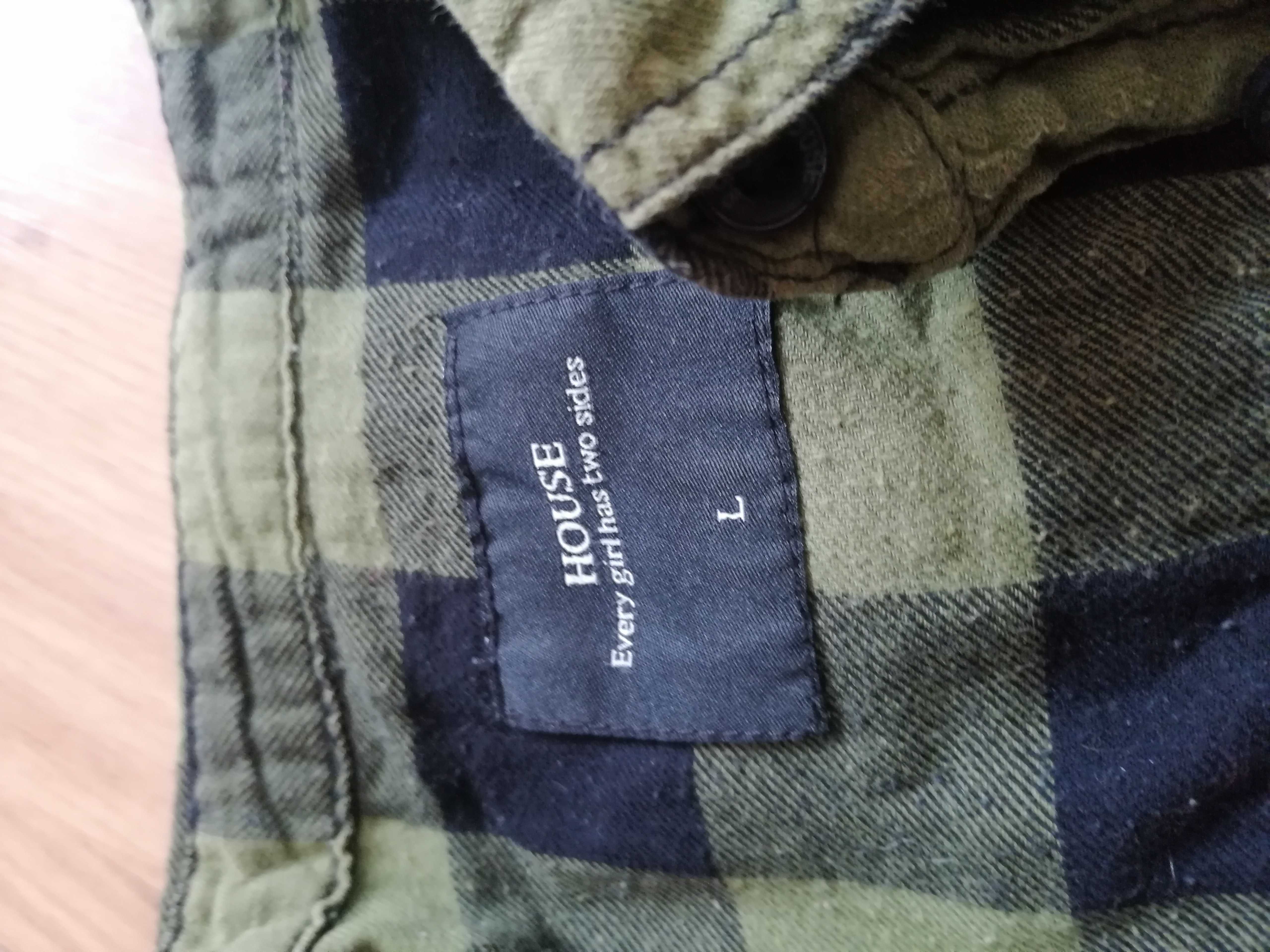 2x koszula damska w kratę House h&m oversize