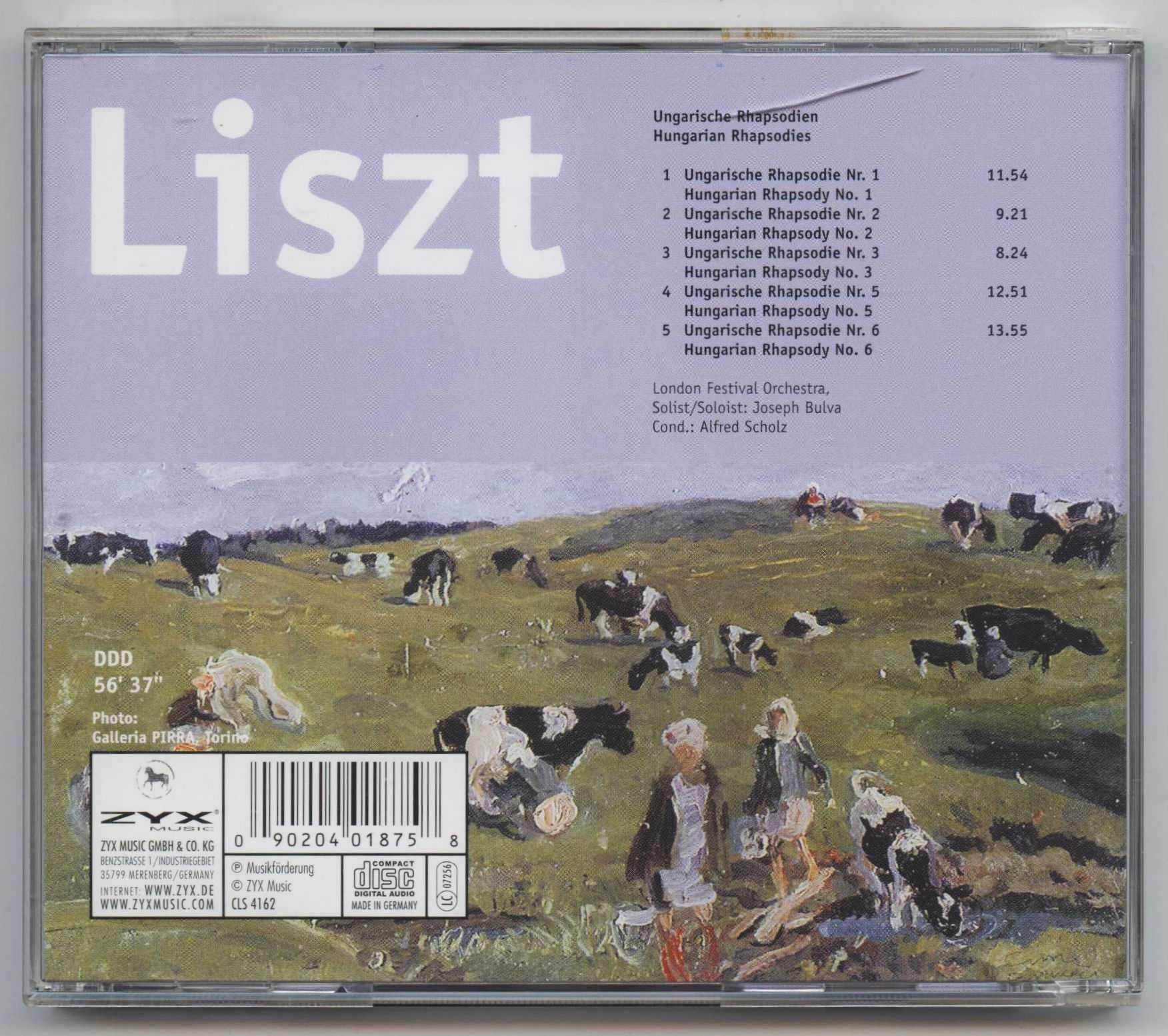 CD Liszt - Hungarian Rhapsodies