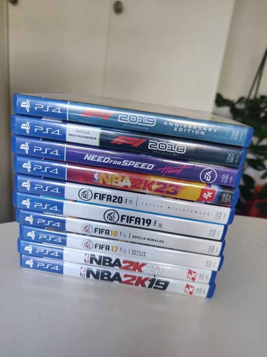 Gry na PS4, NBA 2K, NFS i FIFA