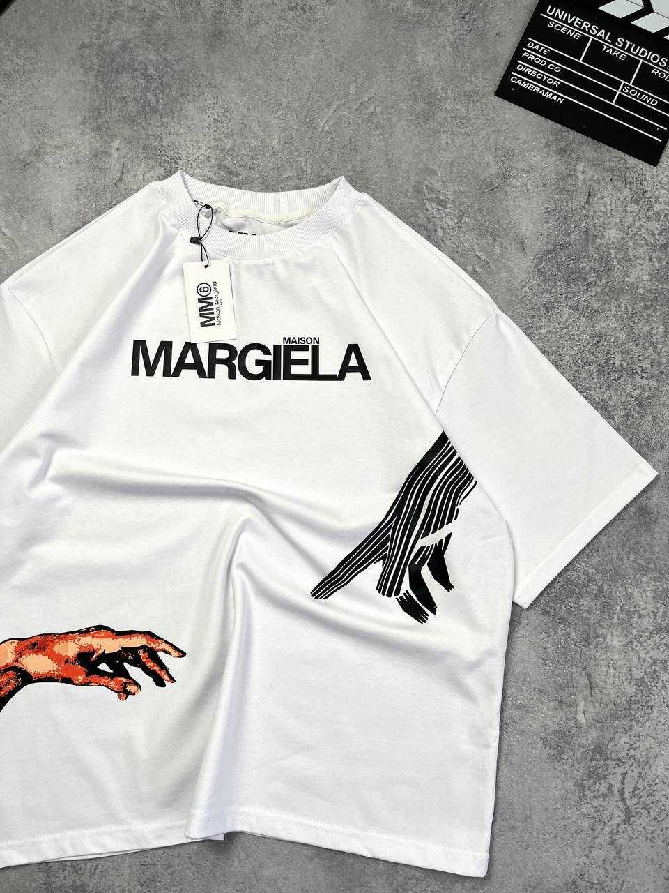 Футболка Maison Margiela Біла Оверсайз