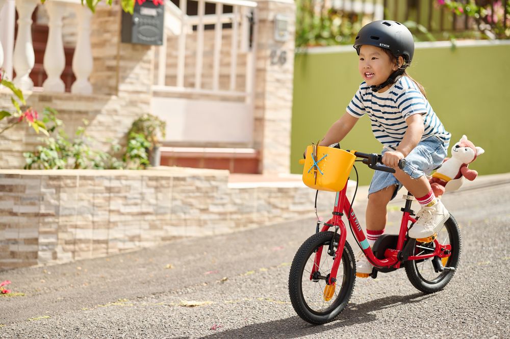 BICICLETA DE APRENDIZAGEM 2 EM 1 CRIANÇA 3-5 ANOS 14"