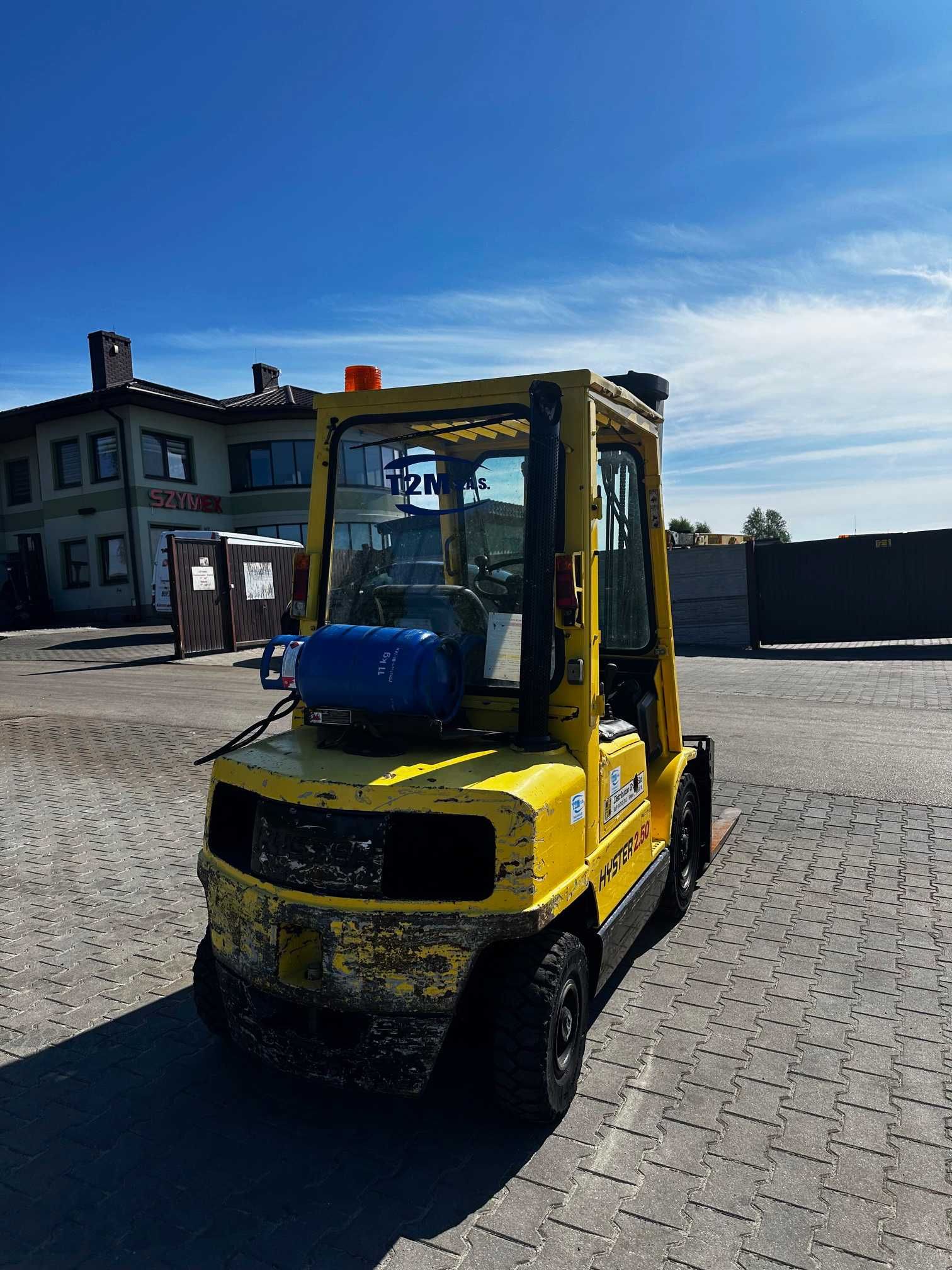 wózek widłowy HYSTER H2.50XM LPG przesuw pozycjoner wideł 2500kg 3.80m