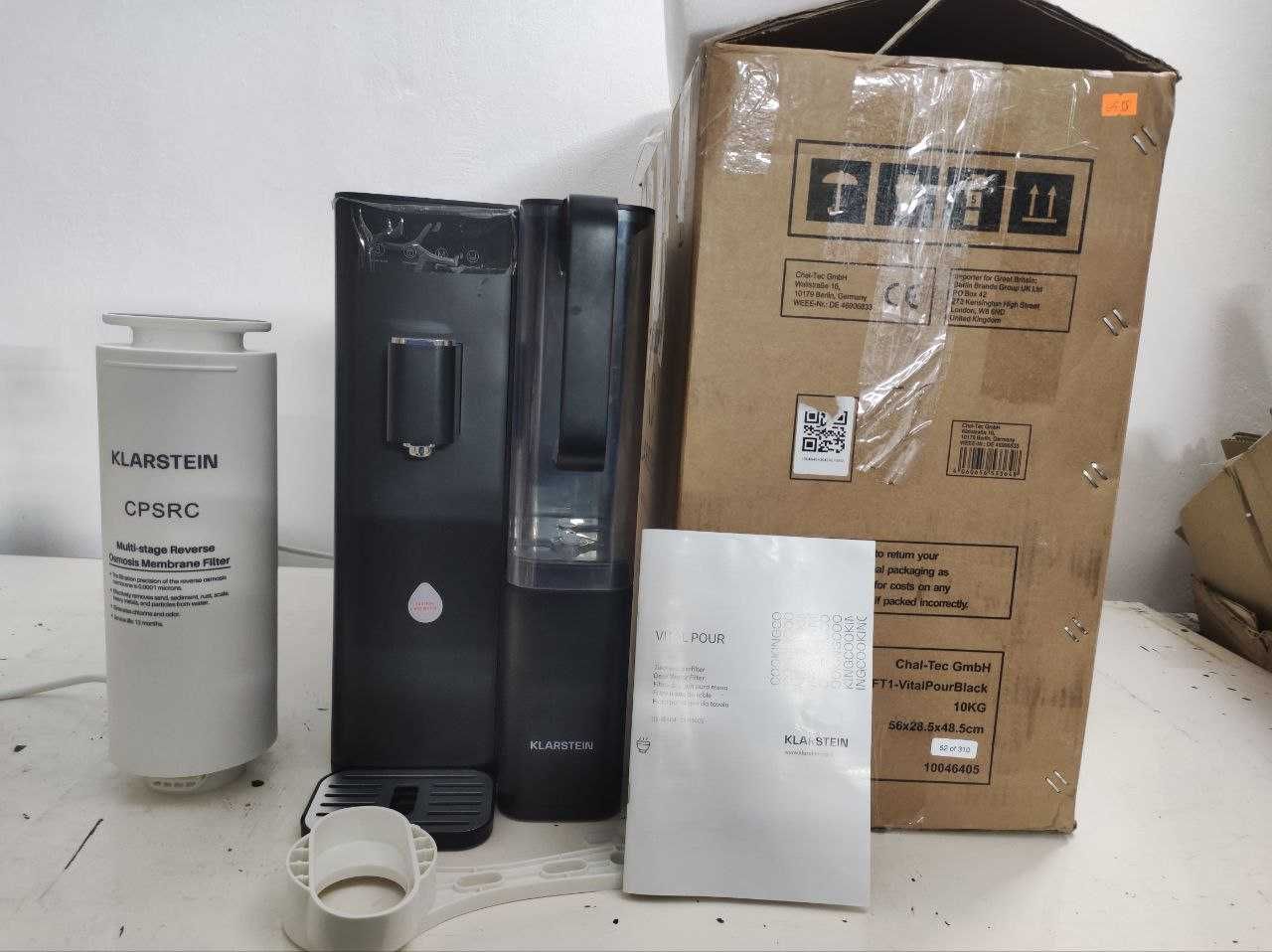 Фильтр для воды осмос очисник води з нагрівом Klarstein VitalPour 5 л