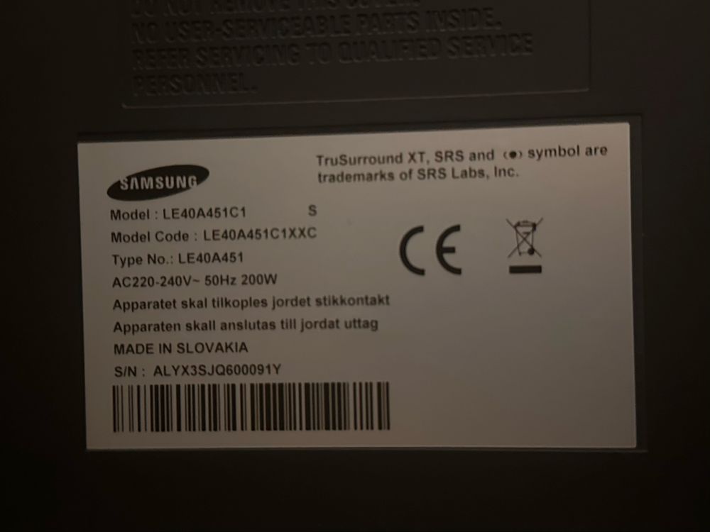 Televisão Marca Samsung 40 polegadas