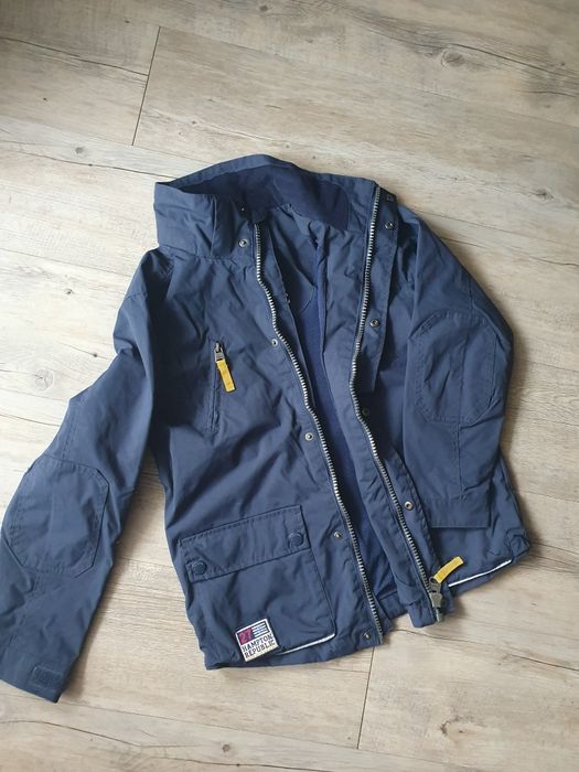 Zestaw kurtka przejsciowa 4 x spodnie dresowe r. 146