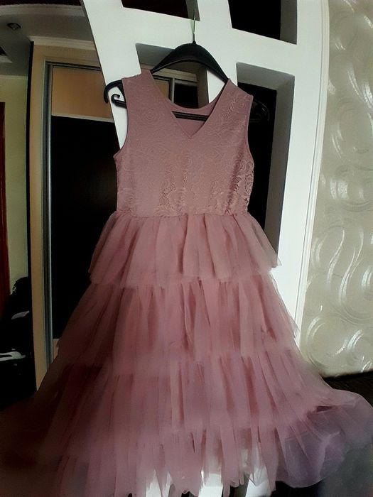 Святкова сукня фатин,monsoonпудрова святкова сукня 10-12р