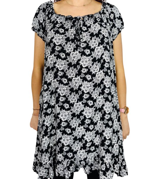 Tunika w kwiatowy wzór 4XL 48