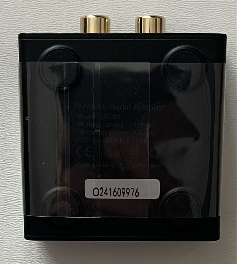 Odbiornik Bluetooth 1Mii ML201 z wejściem 3,5 mm i RCA