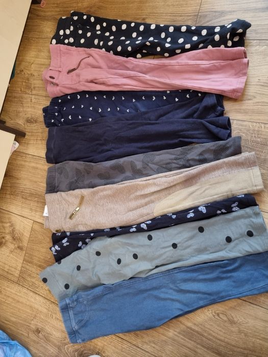 Zestaw 9 spodni 104-110  h&m zara lindex kappahl lupilu