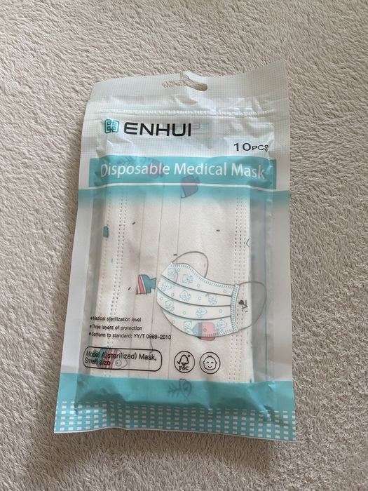 Maseczki chirurgiczne dla dzieci wzorki kolory kolorowe