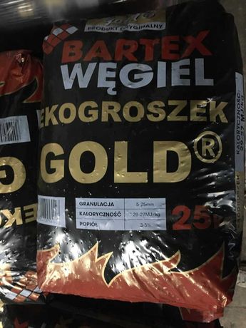 Węgiel groszek plus ekogroszek Bartex Gold 25kg