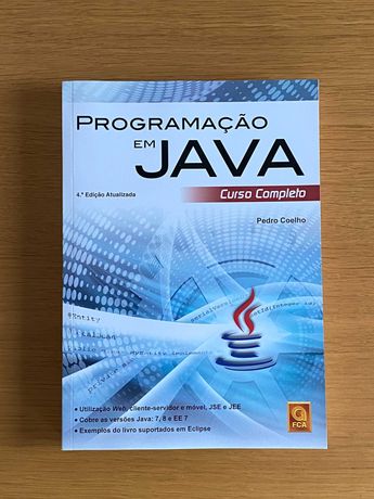 Livro "Programação em Java: Curso Completo" de Pedro Coelho (NOVO)