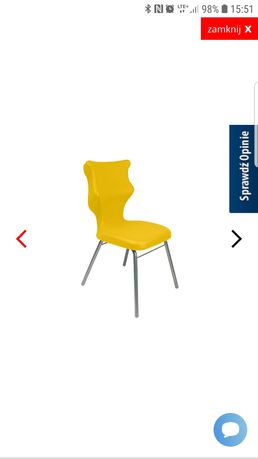 Krzesło krzesełko 1 sztuka spider entelo rozmiar nr 3 żółte