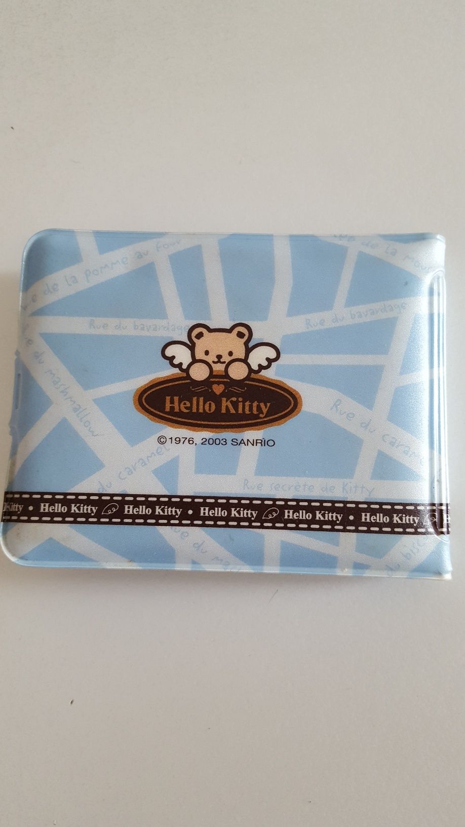 Carteira azul da Hello Kitty