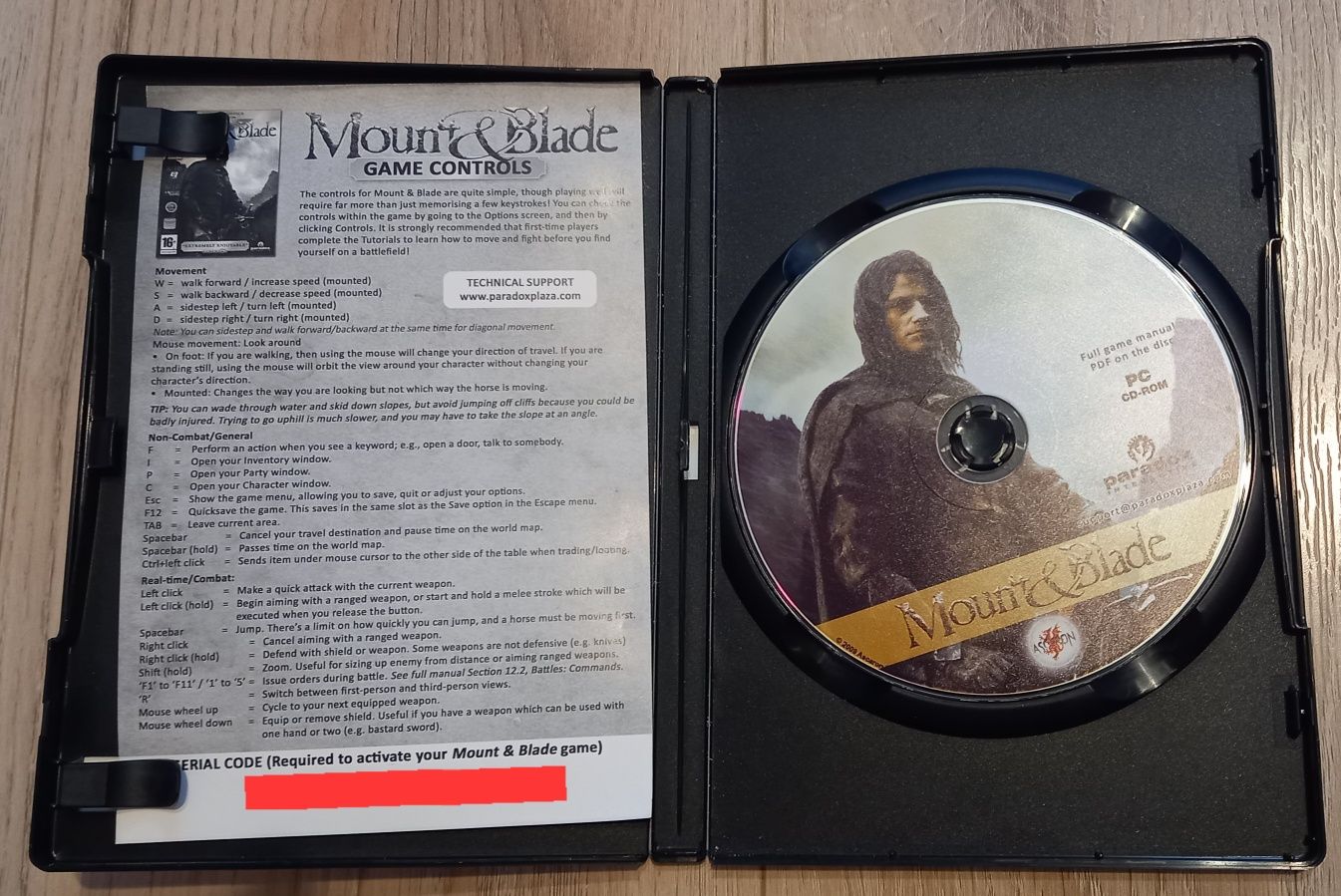 Mount & Blade PC cd-rom - Klasyczny RPG Akcji, Stan bdb, Komplet!