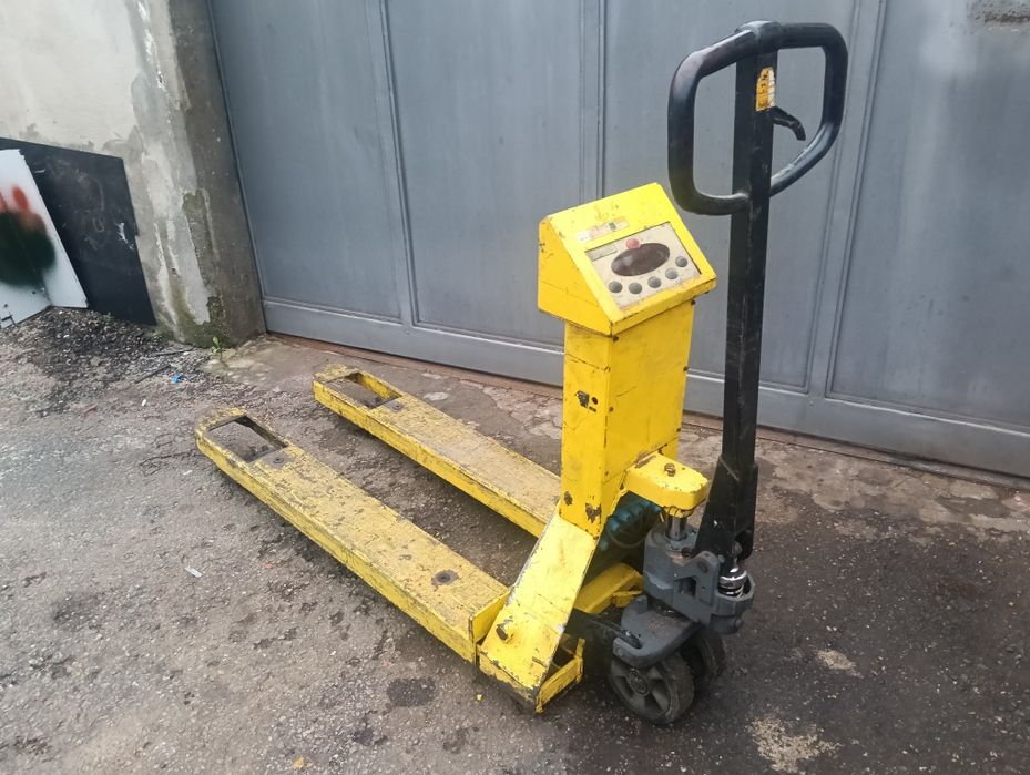 Porta paletes com balança